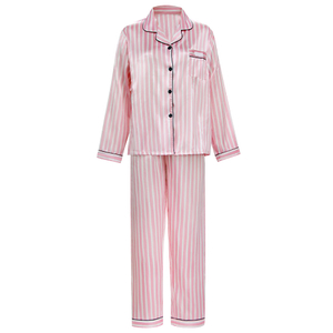 Soft Striped Pajamas Set Women Pyjamas Women's Sleep&lounge Pajama Mujer Homewear Night Suits Home