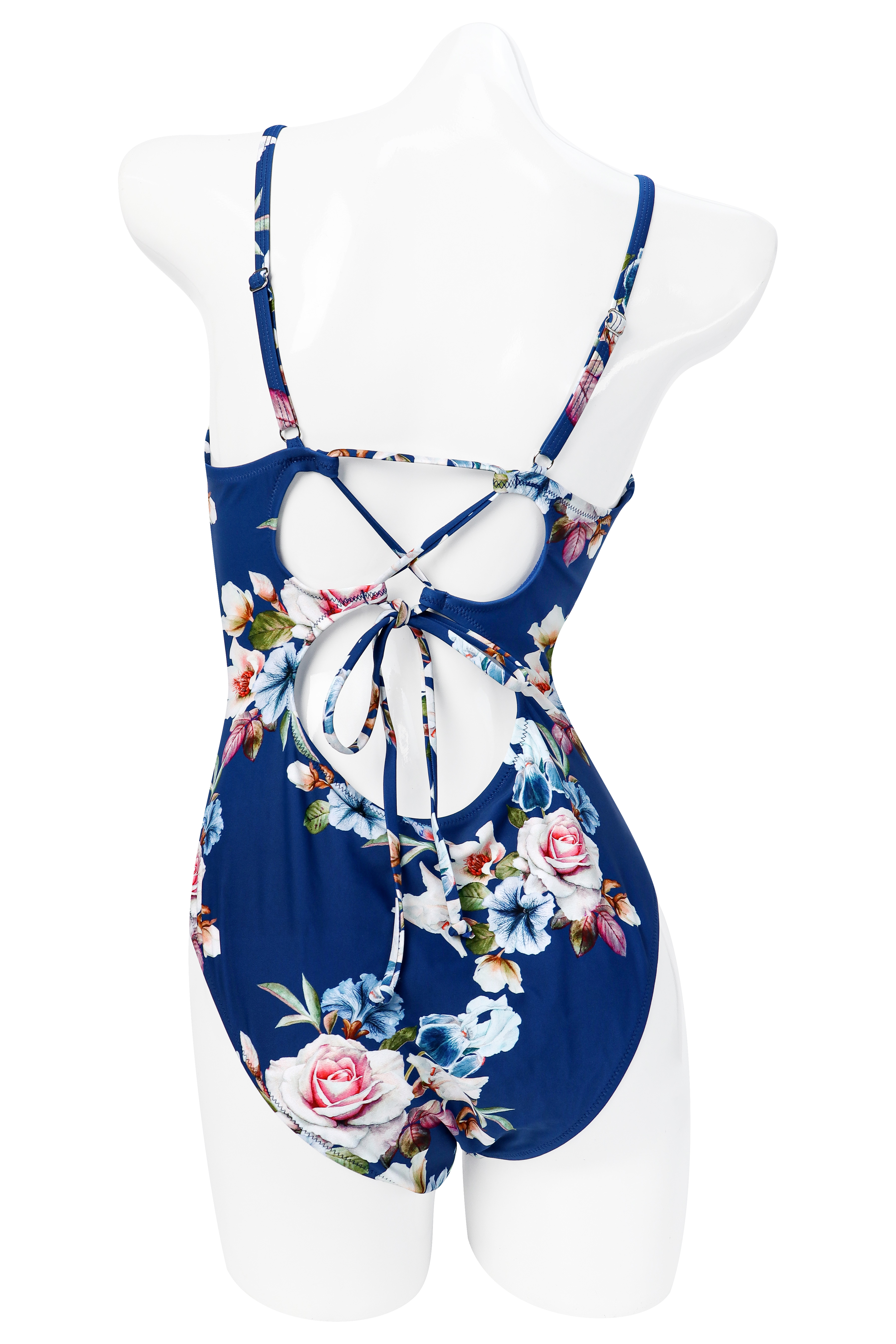  Summer Swimwear Beachwear Halter Sexy Swimwear Women Flower Printed Swimming One Piece Suit