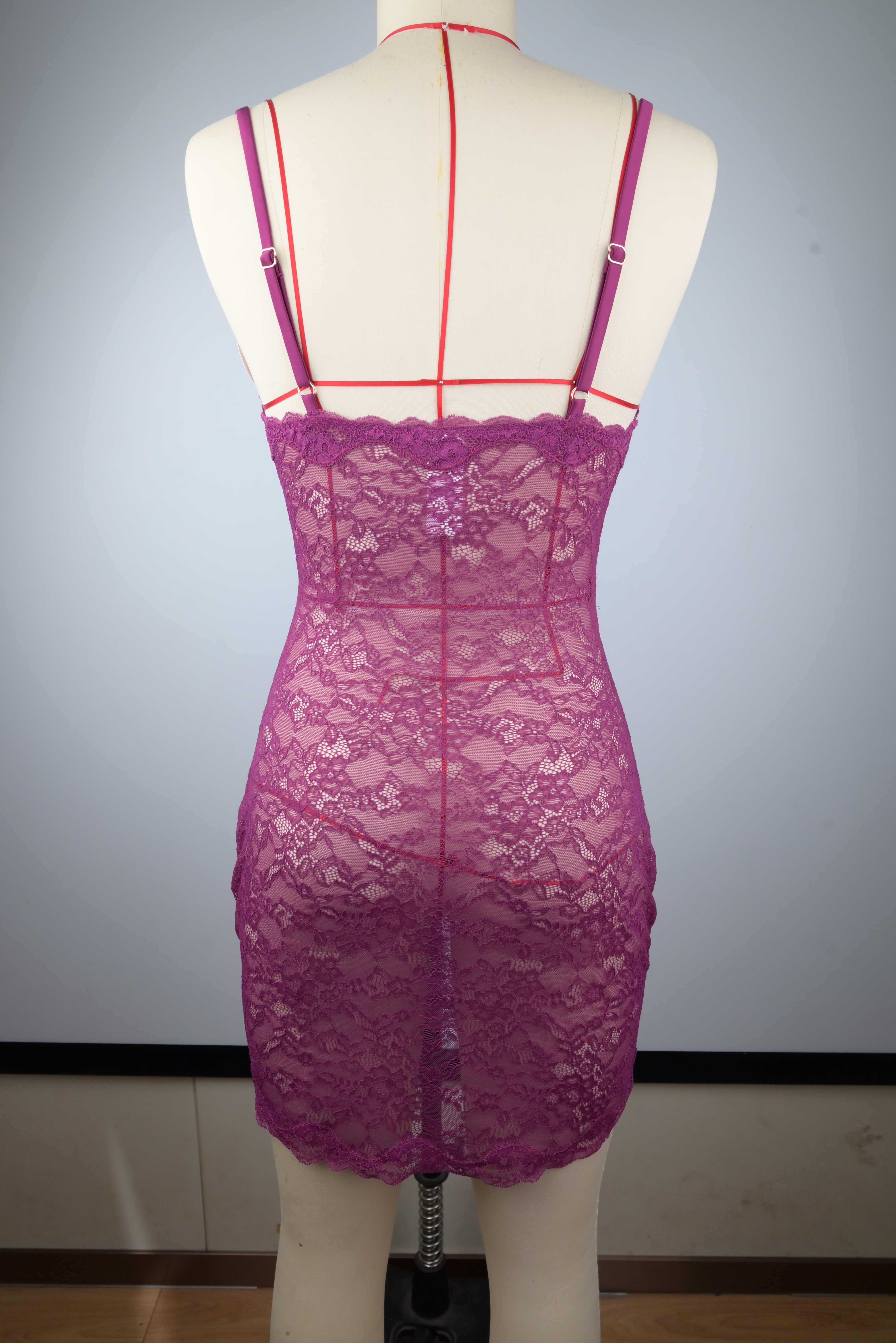 Hot Lingerie Sexy Lingerie Women's Thin Lace Mesh Breathable Bra