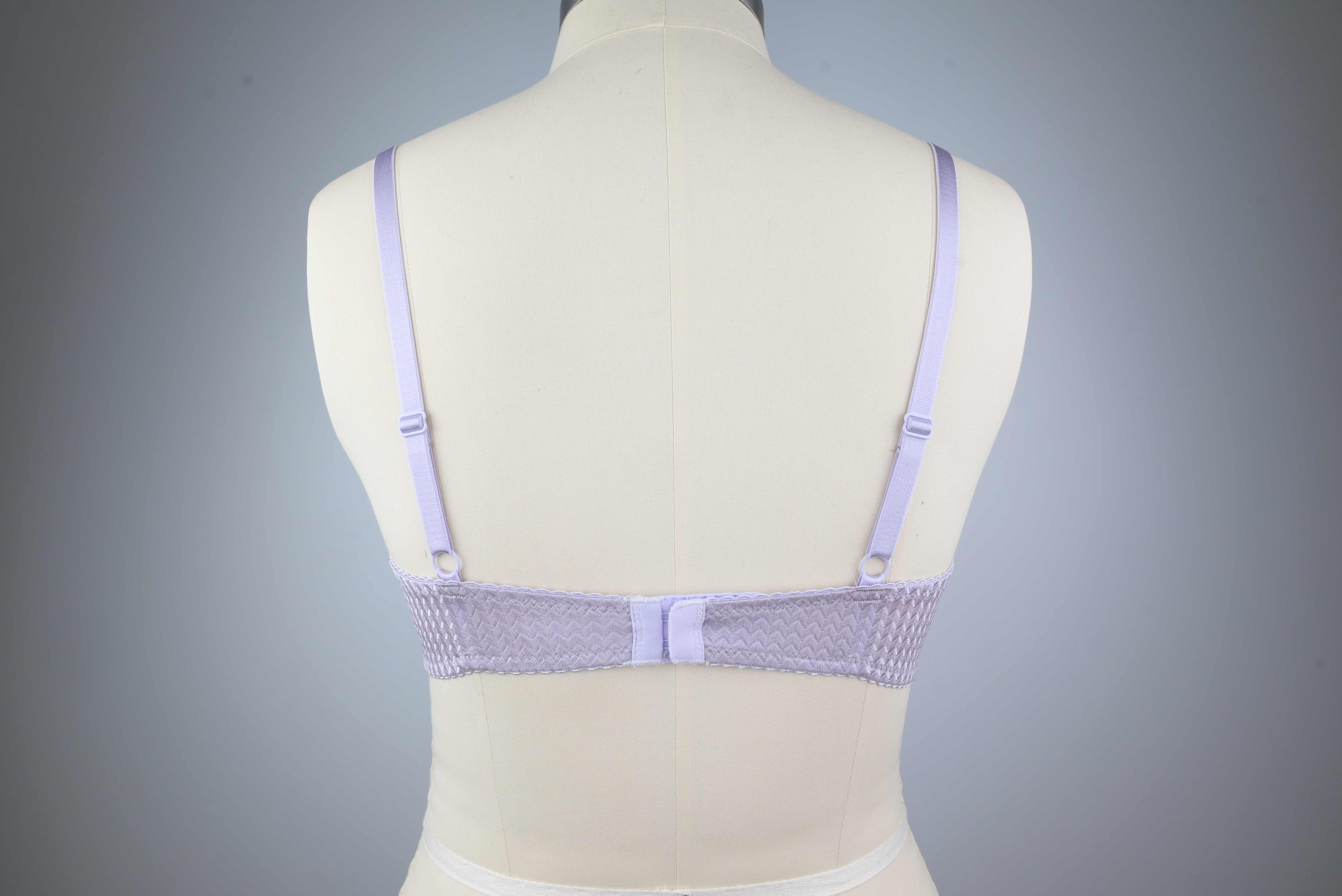 High Quality Lingerie Women's Bra Set Sexy Blingbling fabric bra