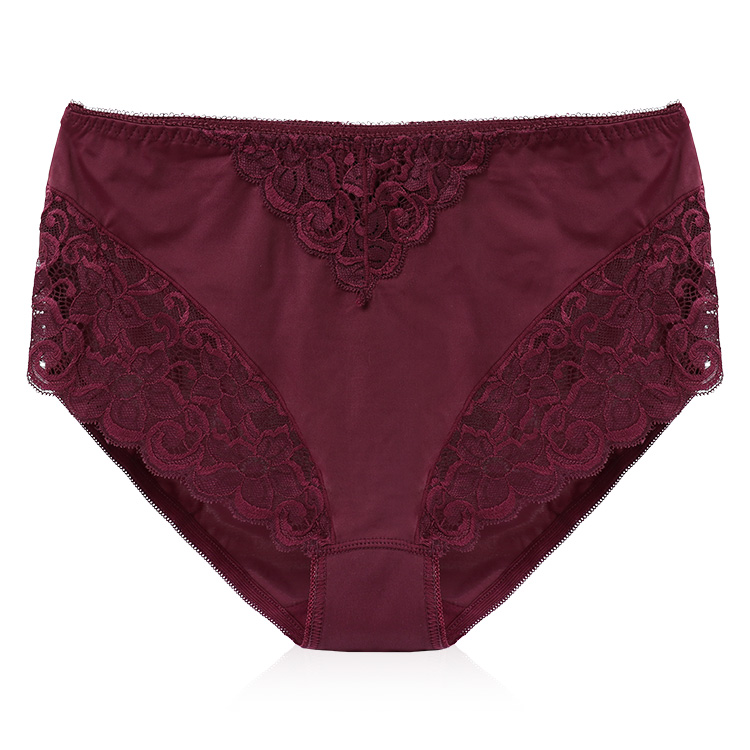 Plus Size Lace Sexy Lingerie Briefs Fat Women Soft Cotton Underwear Panties