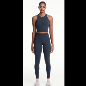 High-Waisted Yoga Set for Women - Buttery Soft Tank Top & Leggings for Yoga, Gym, And Lounge