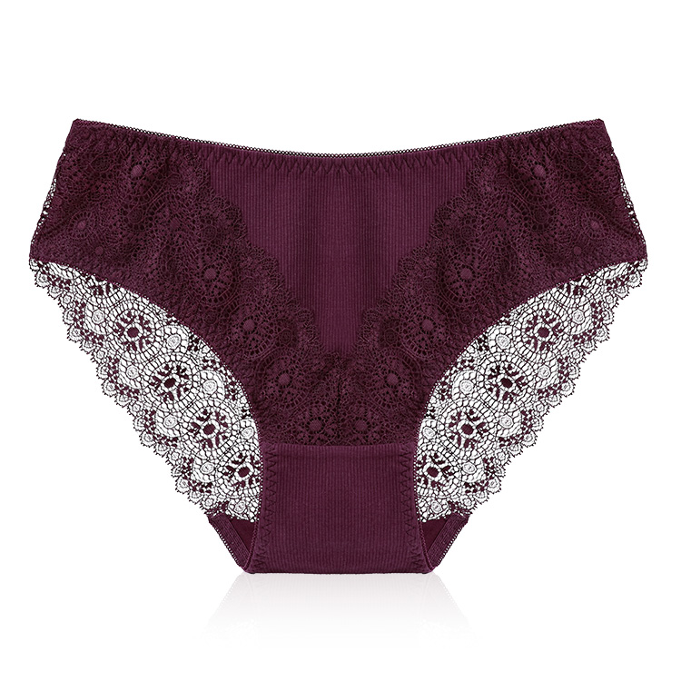 Mid Waist Lace Underwear Sexy Cotton Women Panties Buy Mid Waist Lace Underwear Lace Sexy