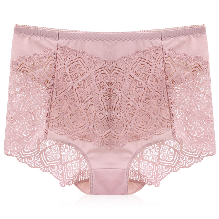 Large Size Lace High Waist Women's Soft Underwear Bow Cotton Underwear Panties