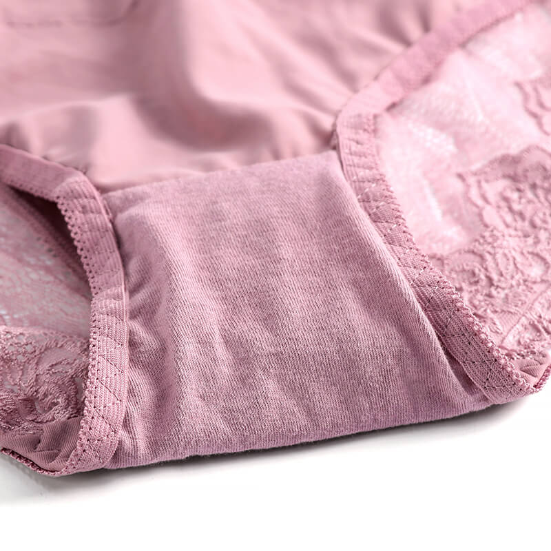 Nylon Plus Size Lace Sexy Briefs Fat Women Panties