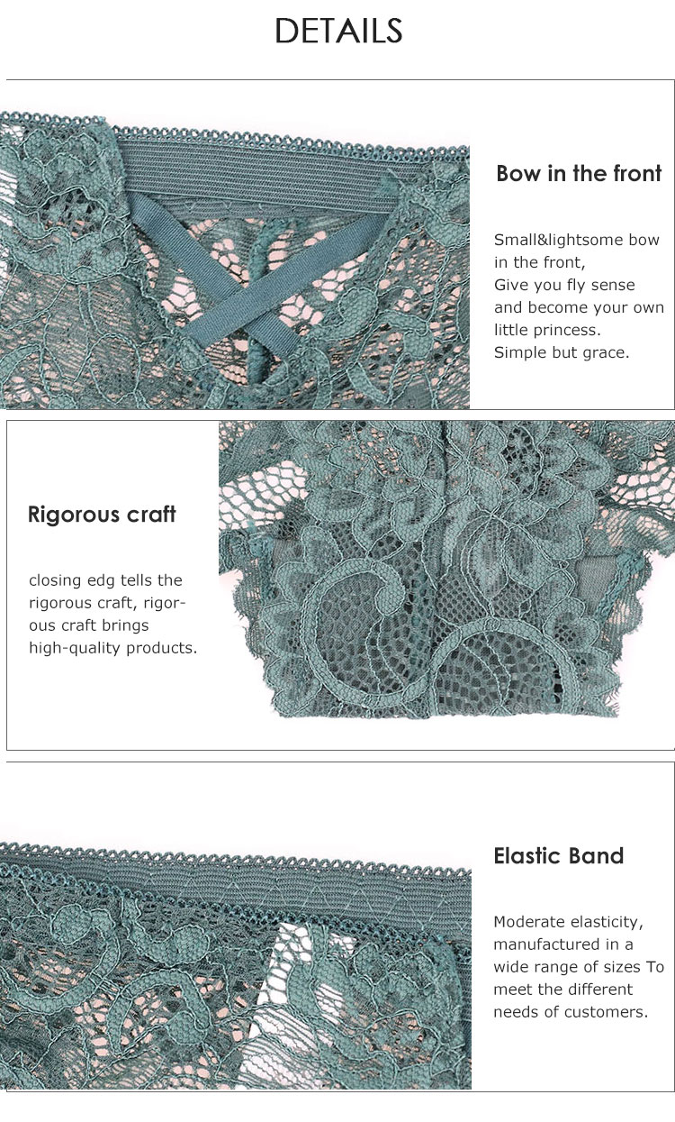 Breathable Lace Ladies Brief details