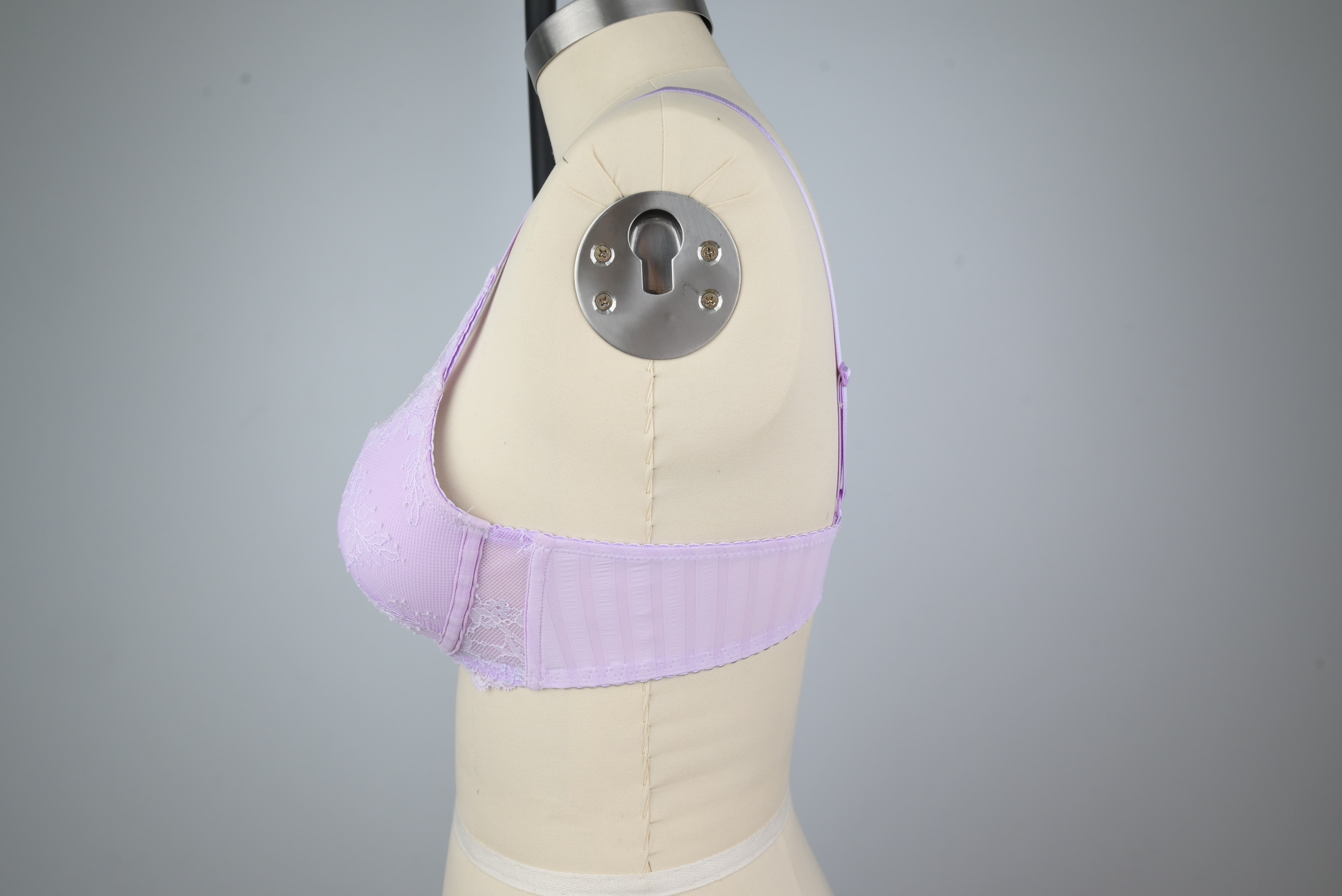 New Purple Cup Bra Sexy Lace Lingerie for OEM and ODM