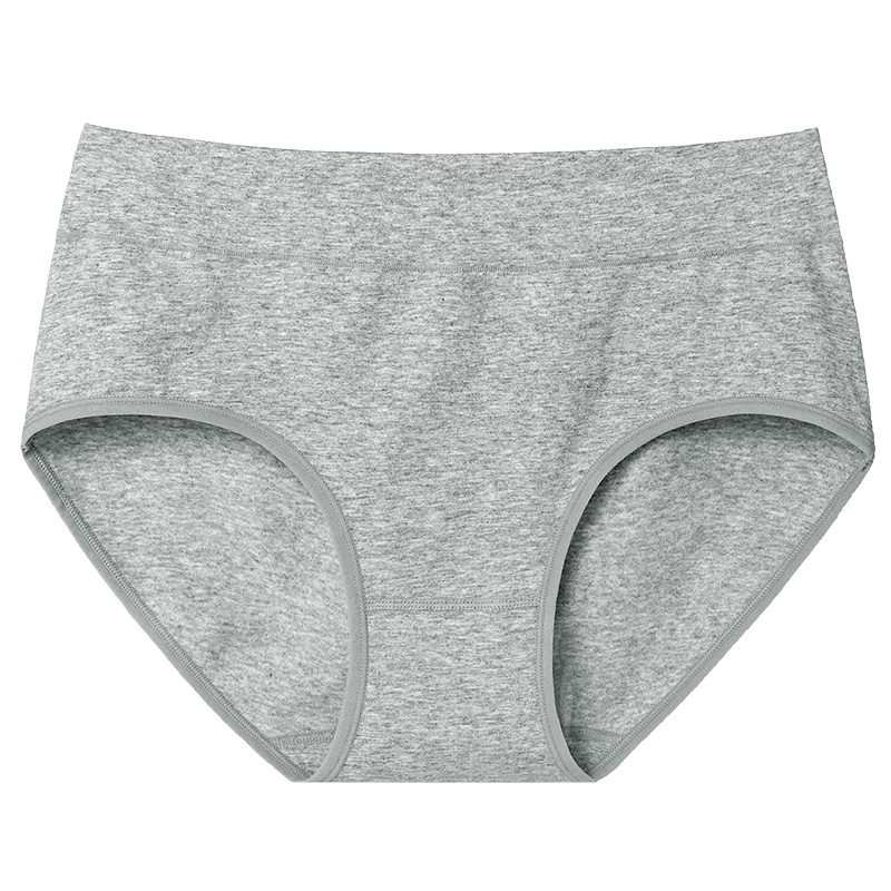 High Waist Pure Cotton Briefs Fat Woman Plus Size Underwear Panties