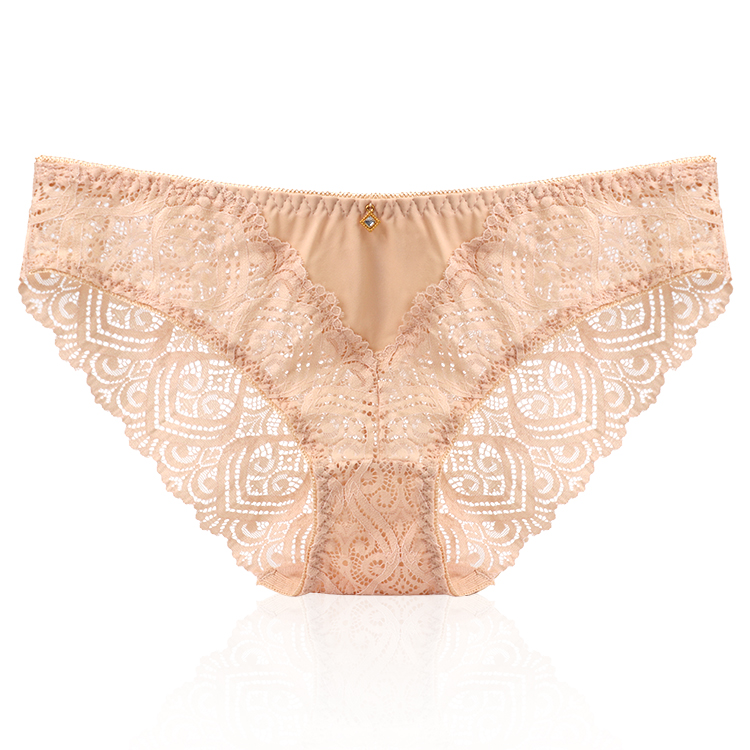Sexy Lace Ladies Briefs Underwear Transparent Panties